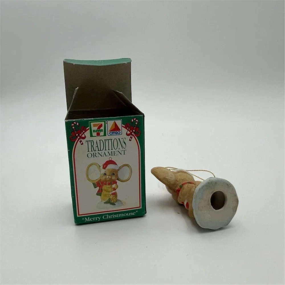 7-Eleven CITGO Traditions Merry Christmouse Christmas Ornament‎ w/ Box